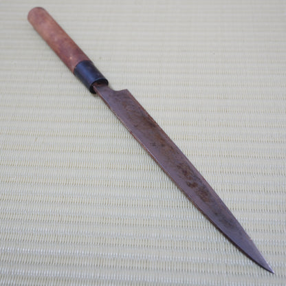 Tametsugu Used Japanese Yanagiba Knife 200mm Lightweight Sashimi Blade F-345