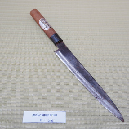 Yushun Used Japanese Yanagiba Knife 205mm Lightweight Sashimi Blade F-346