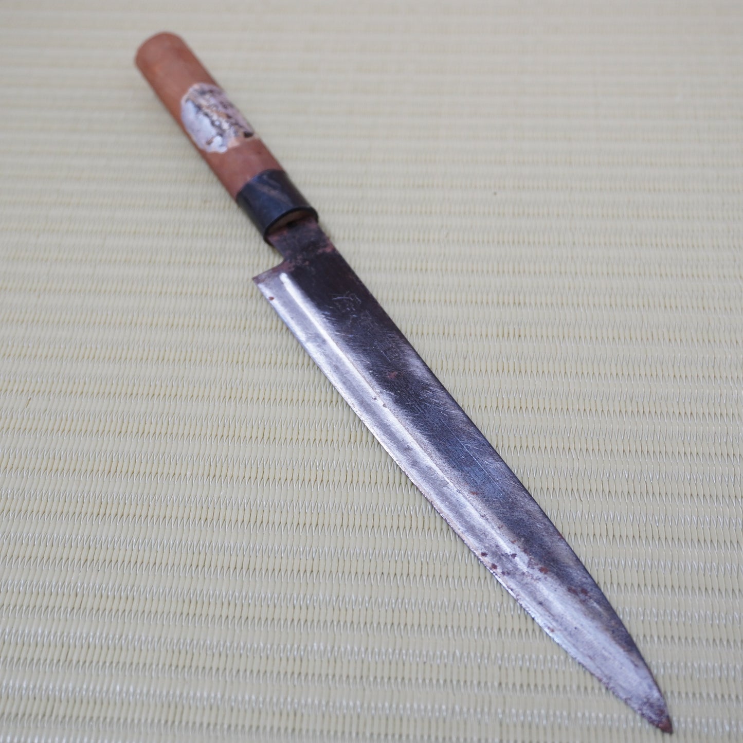Yushun Used Japanese Yanagiba Knife 205mm Lightweight Sashimi Blade F-346
