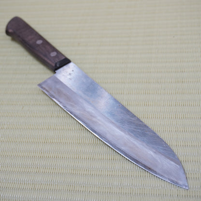 Sakai Isshin Used Japanese Santoku Knife 185mm Vintage sushi sashimi F-347