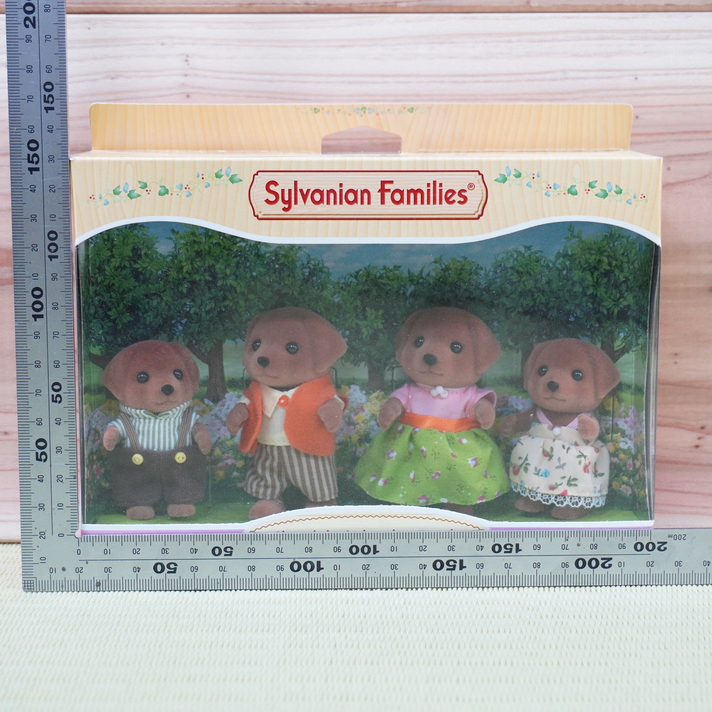 Sylvanian Families Chocolate Labrador Family 4514 Calico Critters Japan New