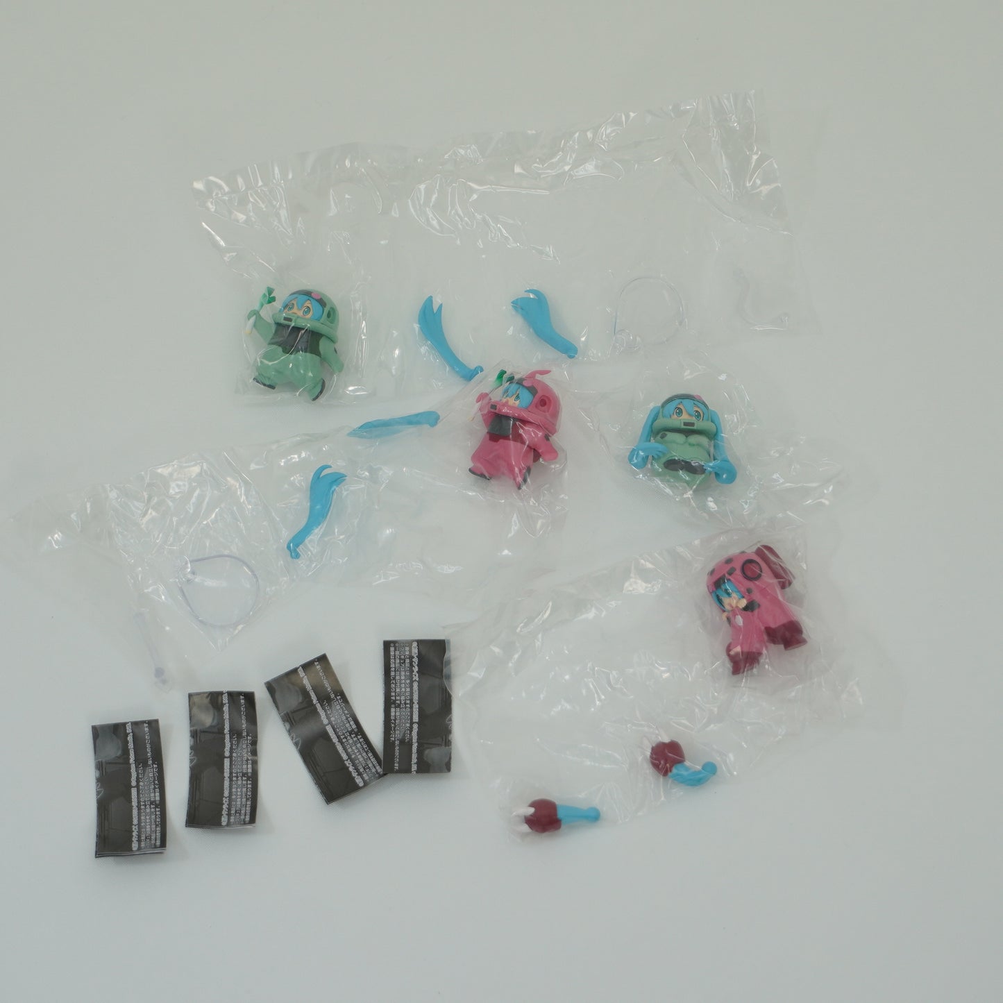 Gundam × Hatsune Miku Figure Collection Full Set of 4 Gashapon Japan P-133