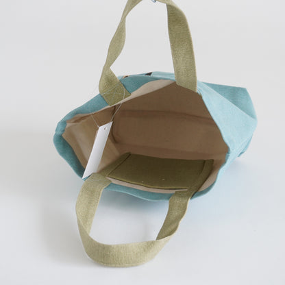 Shibata “Iya Iya Kuroyanagi” Cotton Tote Bag 11.8x7.9in Dog Walk P-134