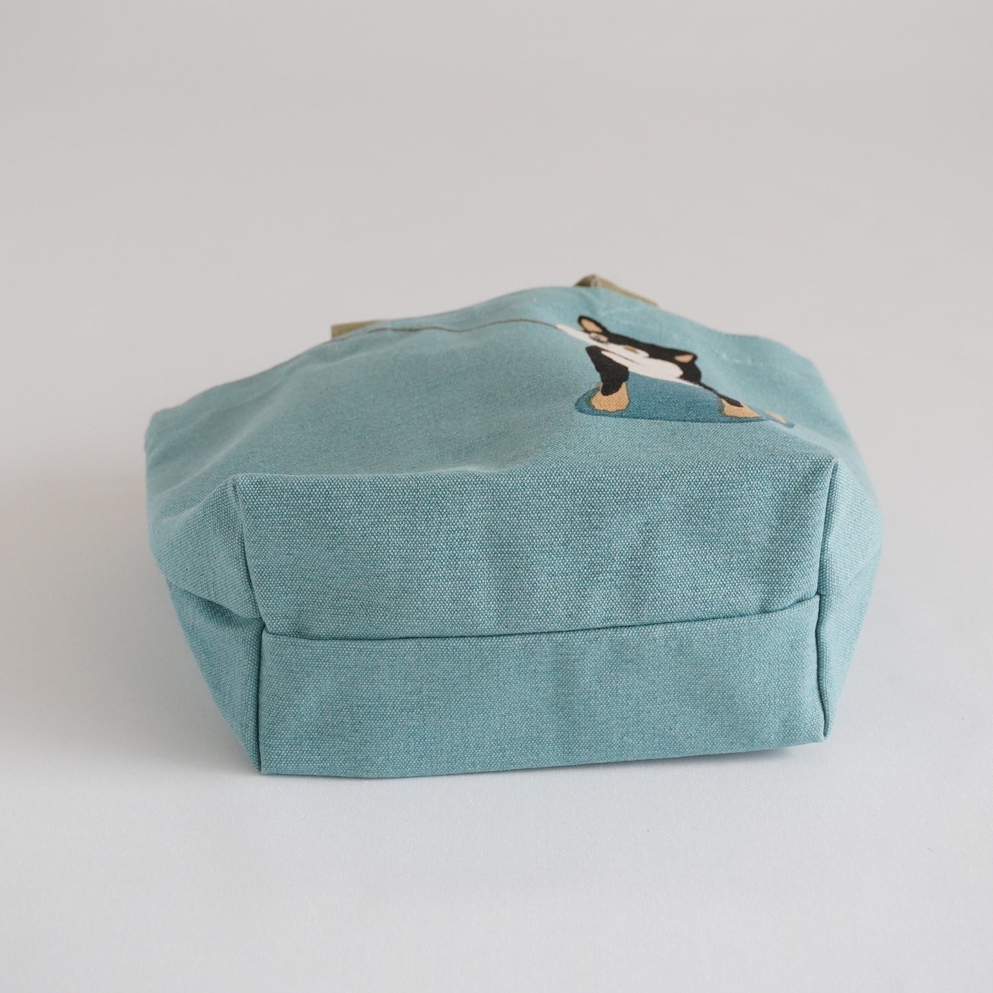 Shibata “Iya Iya Kuroyanagi” Cotton Tote Bag 11.8x7.9in Dog Walk P-134