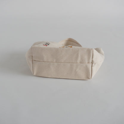 Shibata “Are you going for a walk?” Cotton Tote Bag 11.8x7.9in Dog Walk P-135