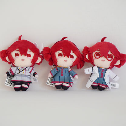 Kasane Teto Plush Mascot VOL.1 Complete 3-Piece Set with Straps P-138
