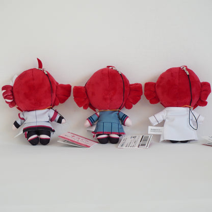 Kasane Teto Plush Mascot VOL.1 Complete 3-Piece Set with Straps P-138