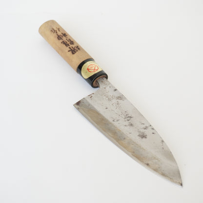 Sakai Ryujin Used Deba Knife 150mm Japan Vintage High Quality Engraved F-354