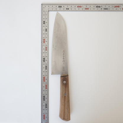 Sakaiya Gohide Japanese Used Santoku Knife 165mm Lightweight Sushi F-357
