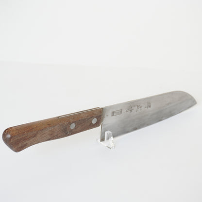 Sakai Shikimori Japanese Used Santoku Knife 165mm Lightweight Sushi F-358