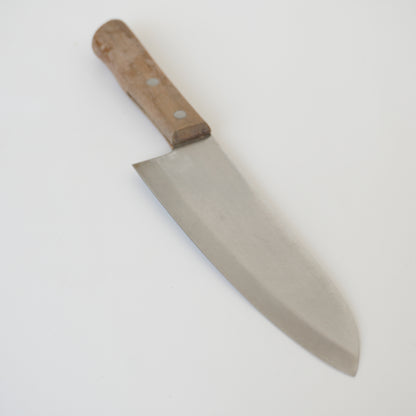 Noshu Magoroku Japanese Used Santoku Knife 165mm Vintage Lightweight Sushi F-359