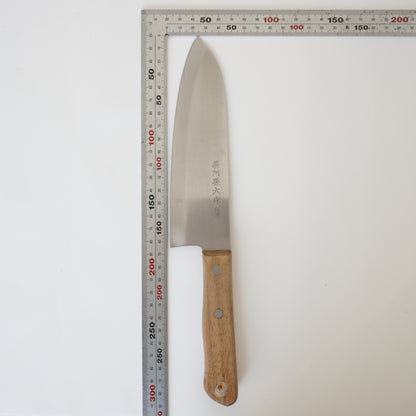 Noshu Magoroku Japanese Used Santoku Knife 165mm Vintage Lightweight Sushi F-359