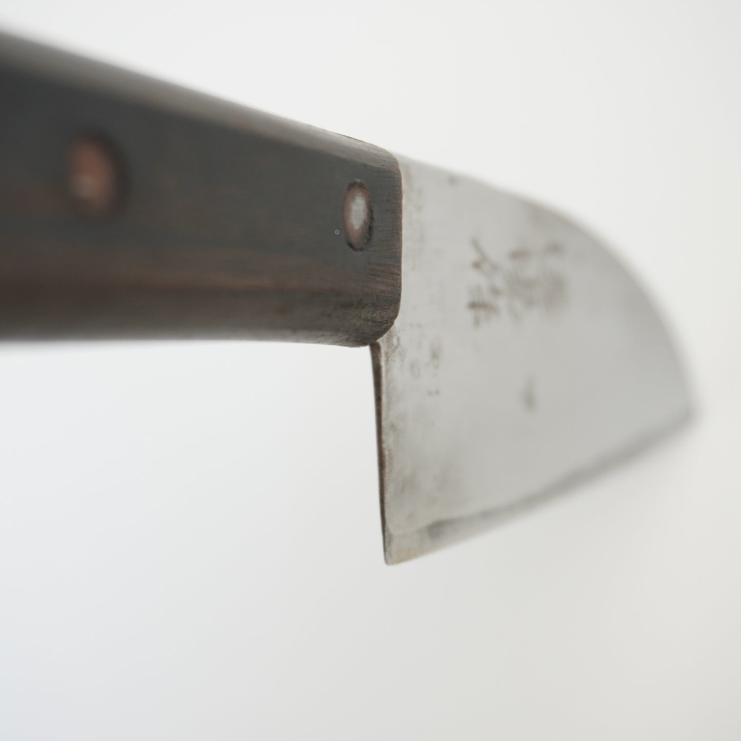 Dojo-saku Japanese Used Santoku Knife 130mm Vintage Lightweight Sushi F-361