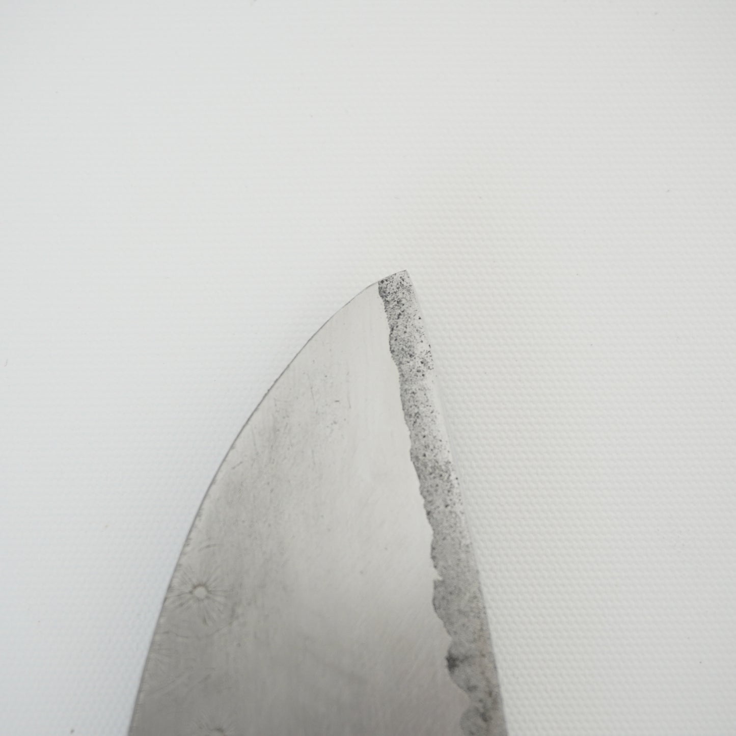 Dojo-saku Japanese Used Santoku Knife 130mm Vintage Lightweight Sushi F-361