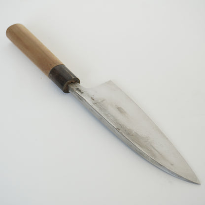 Yuko Japanese Used Deba & Yanagiba Knife Set Engraved Vintage High-Quality F-355