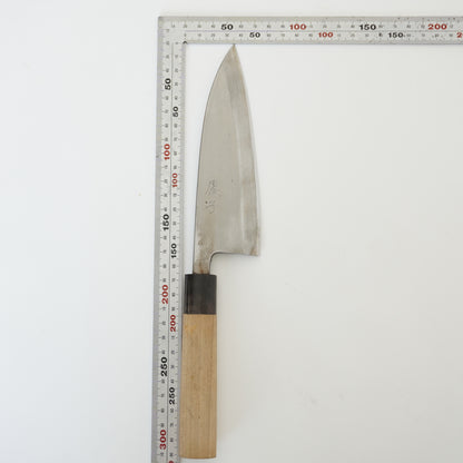 Yuko Japanese Used Deba & Yanagiba Knife Set Engraved Vintage High-Quality F-355