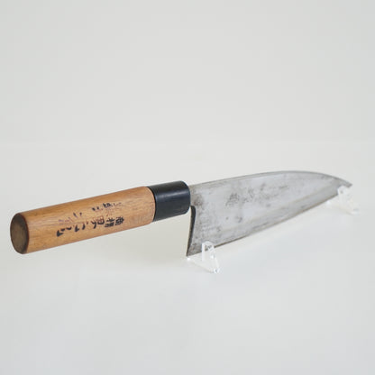 Sakai Motokame Used Deba Knife 150mm Japan Vintage High Quality Engraved F-353