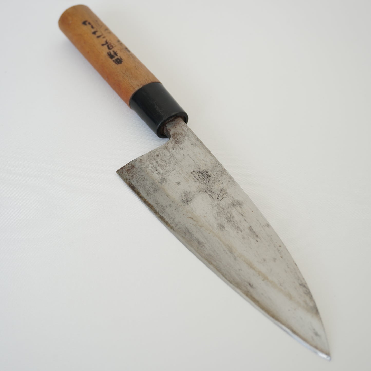 Sakai Motokame Used Deba Knife 150mm Japan Vintage High Quality Engraved F-353