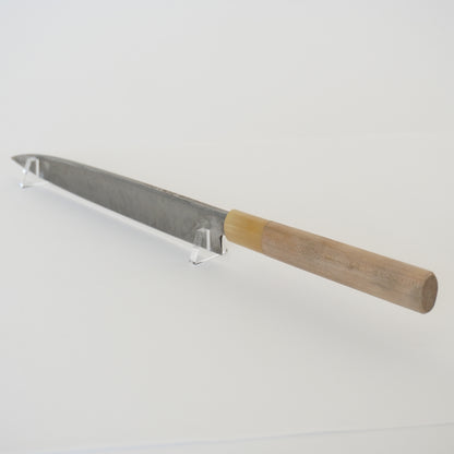 Yuko Japanese Used Deba & Yanagiba Knife Set Engraved Vintage High-Quality F-355