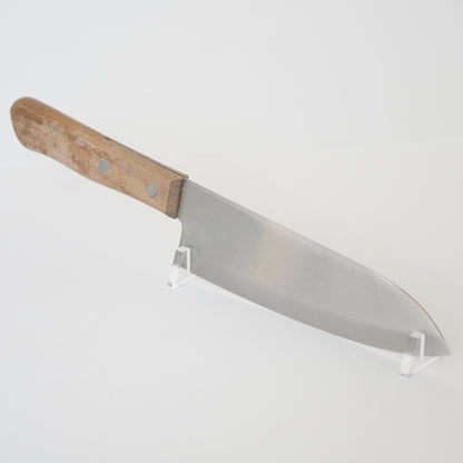 Noshu Magoroku Japanese Used Santoku Knife 165mm Vintage Lightweight Sushi F-359