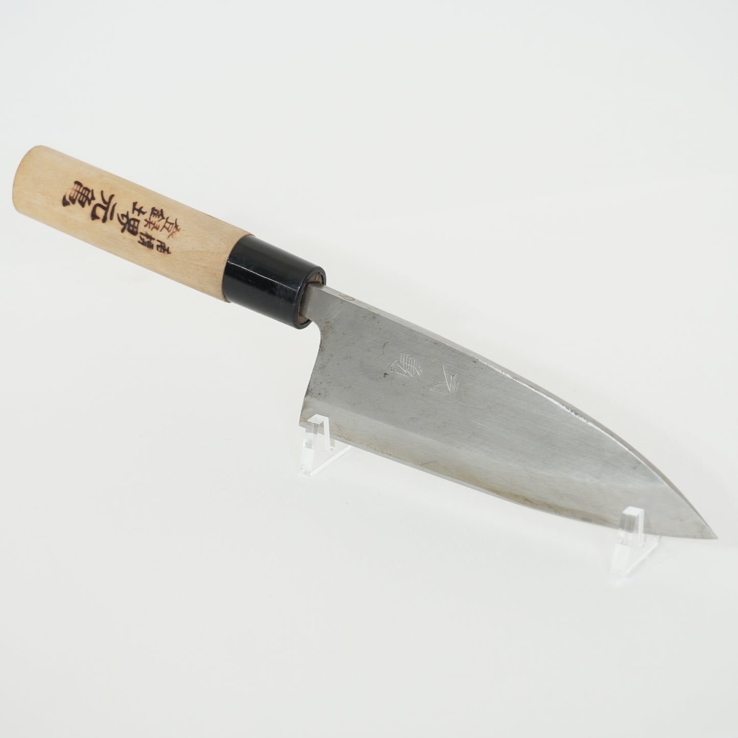 Sakai Motogame Japanese Used Deba & Yanagiba Knife Set Vintage Sushi F-363