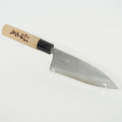 Sakai Motogame Japanese Used Deba & Yanagiba Knife Set Vintage Sushi F-363