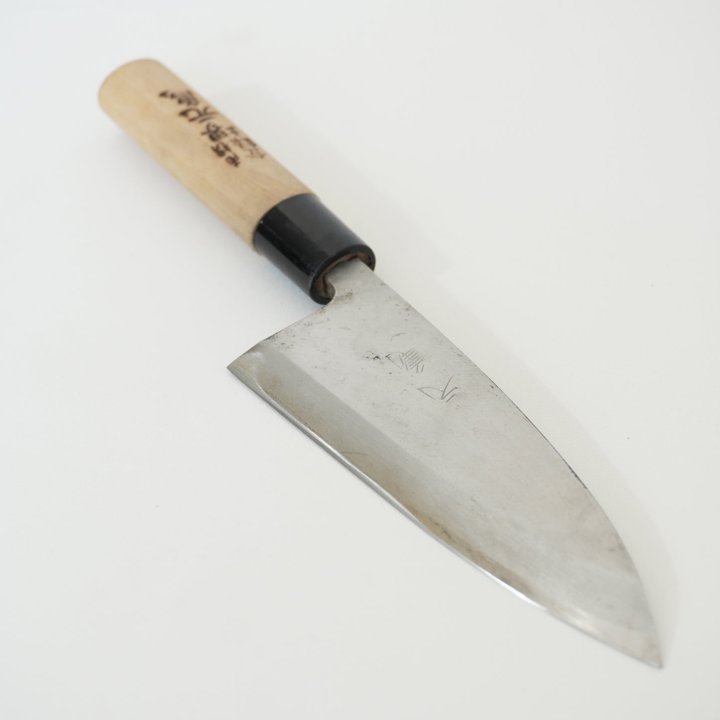 Sakai Motogame Japanese Used Deba & Yanagiba Knife Set Vintage Sushi F-363