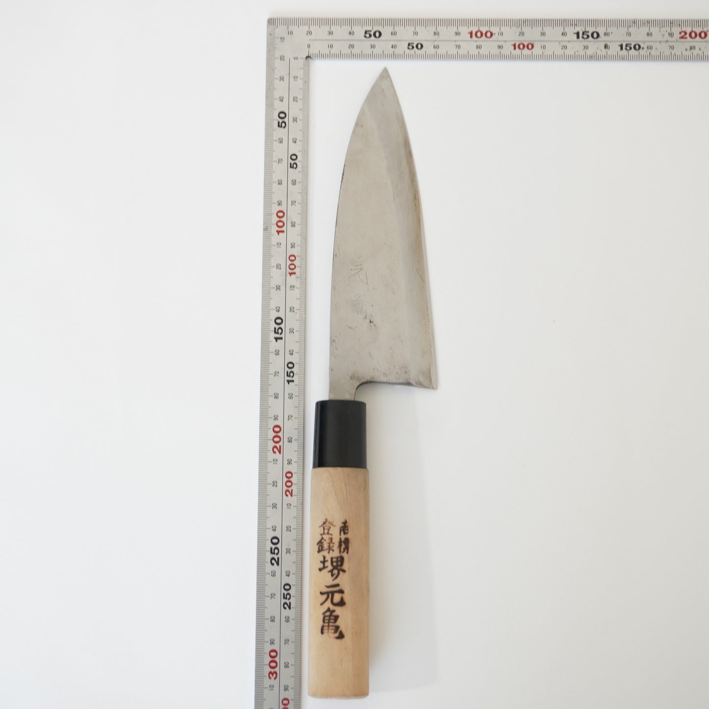 Sakai Motogame Japanese Used Deba & Yanagiba Knife Set Vintage Sushi F-363