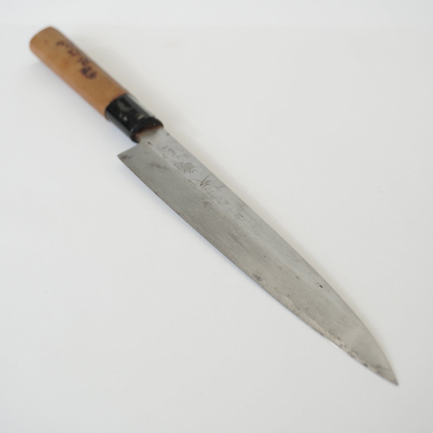 Sakai Motogame Japanese Used Deba & Yanagiba Knife Set Vintage Sushi F-363