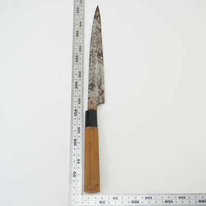 Japanese Used Kitchen Knife 3-Piece Set High Quality Vintage Sushi F-366