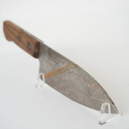 Rare Used Junk Japanese & German Kitchen Knife Combo Yanagiba Deba Mix F-372