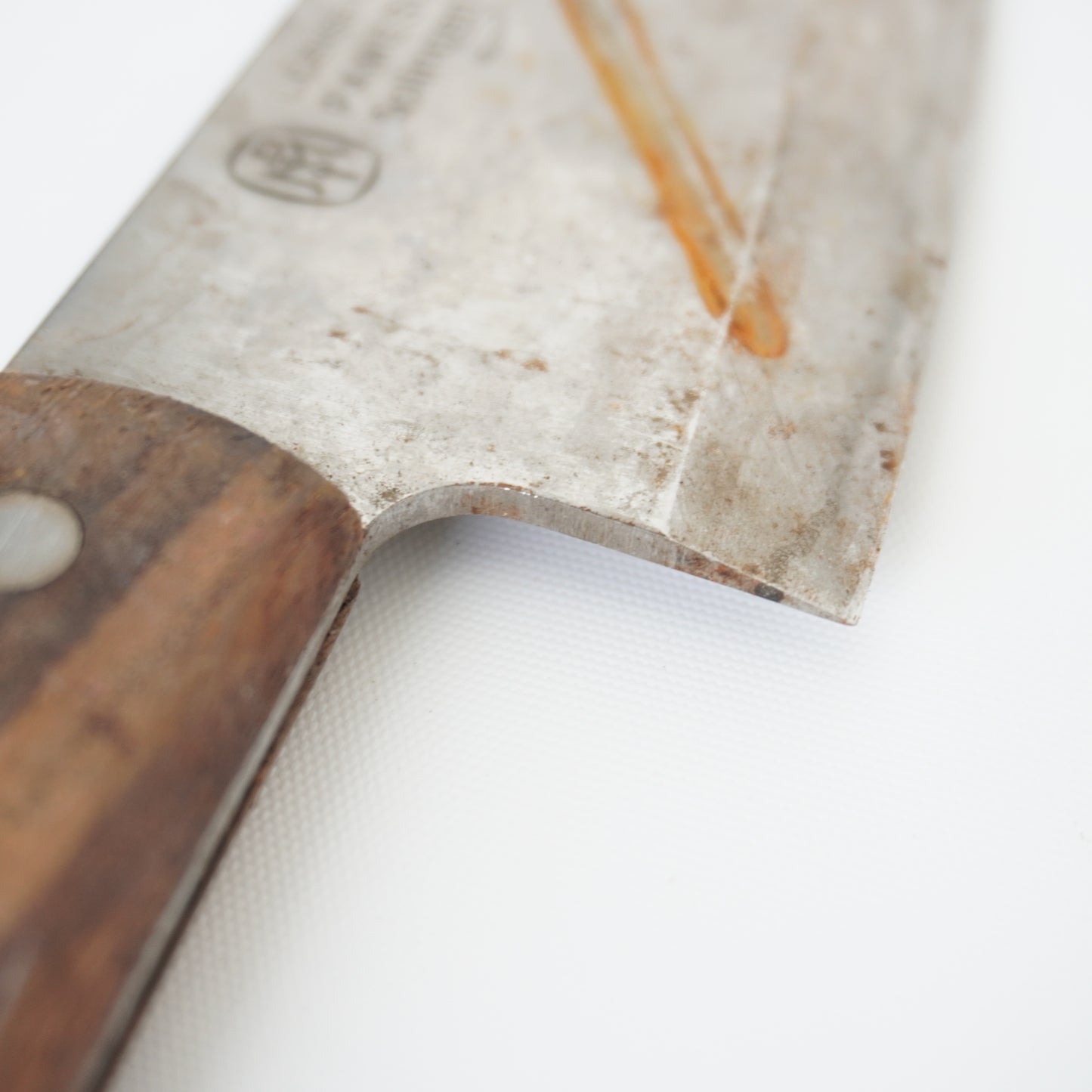 Rare Used Junk Japanese & German Kitchen Knife Combo Yanagiba Deba Mix F-372