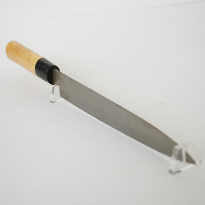 Rare Used Junk Chinese Kitchen Knife Combo Yanagiba Deba Mix F-373