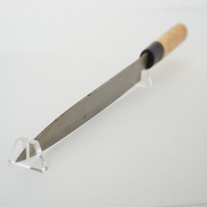 Rare Used Junk Chinese Kitchen Knife Combo Yanagiba Deba Mix F-373