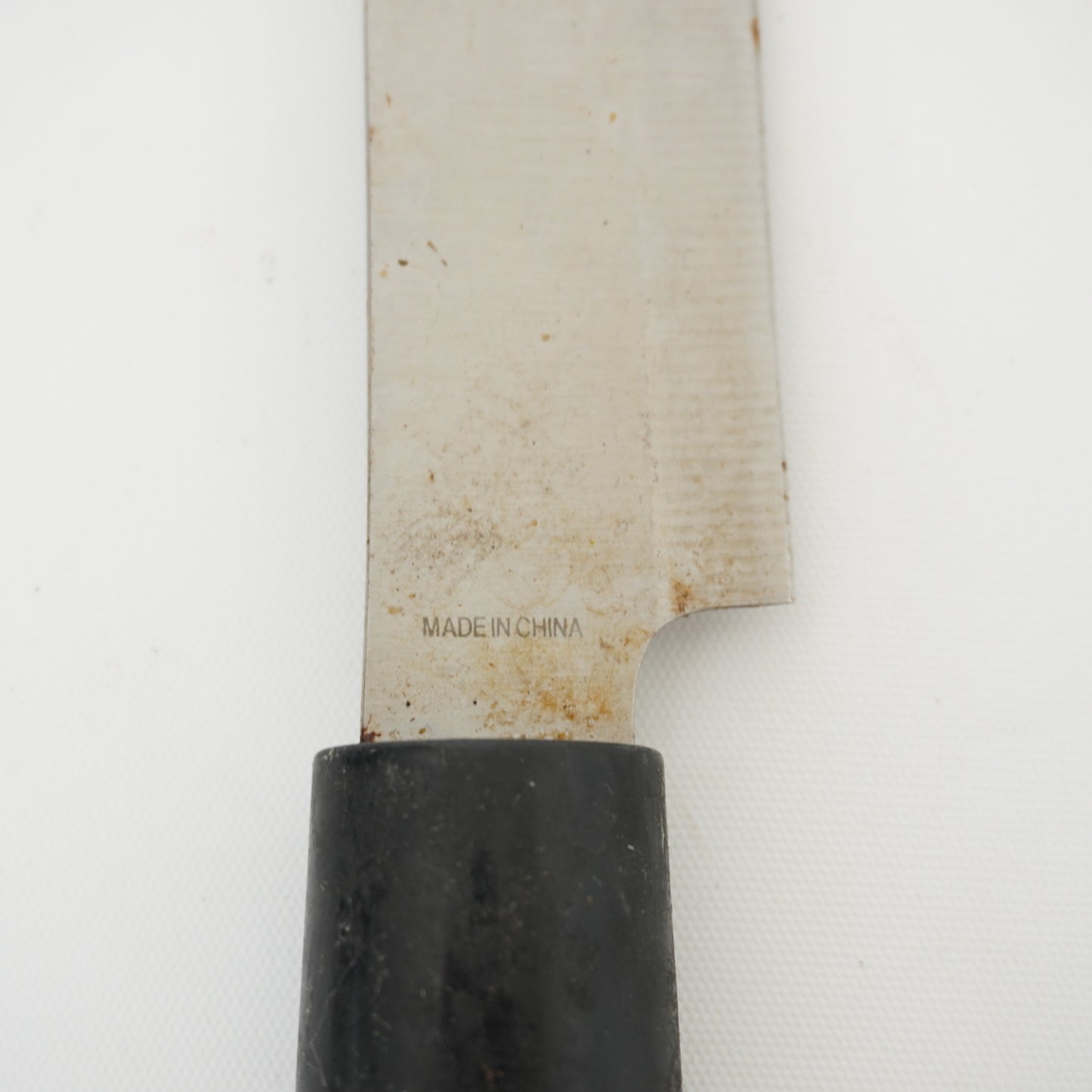 Rare Used Junk Chinese Kitchen Knife Combo Yanagiba Deba Mix F-373