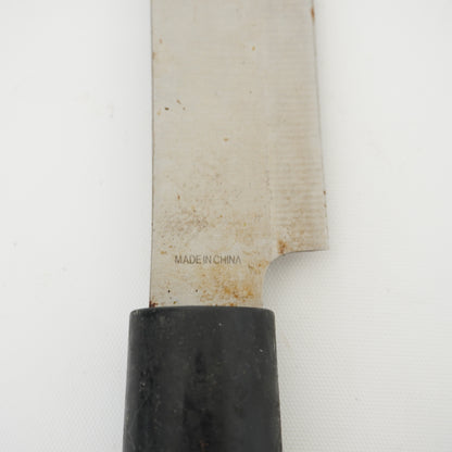 Rare Used Junk Chinese Kitchen Knife Combo Yanagiba Deba Mix F-373