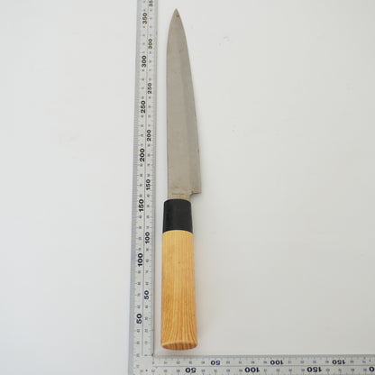 Rare Used Junk Chinese Kitchen Knife Combo Yanagiba Deba Mix F-373