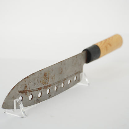 Rare Used Junk Chinese Kitchen Knife Combo Yanagiba Deba Mix F-373