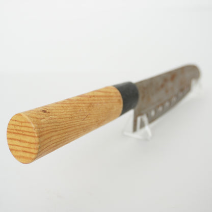 Rare Used Junk Chinese Kitchen Knife Combo Yanagiba Deba Mix F-373