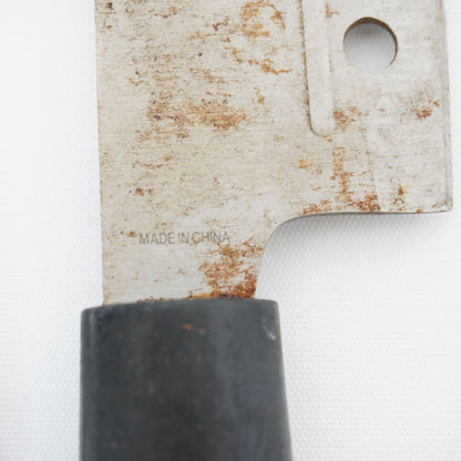 Rare Used Junk Chinese Kitchen Knife Combo Yanagiba Deba Mix F-373