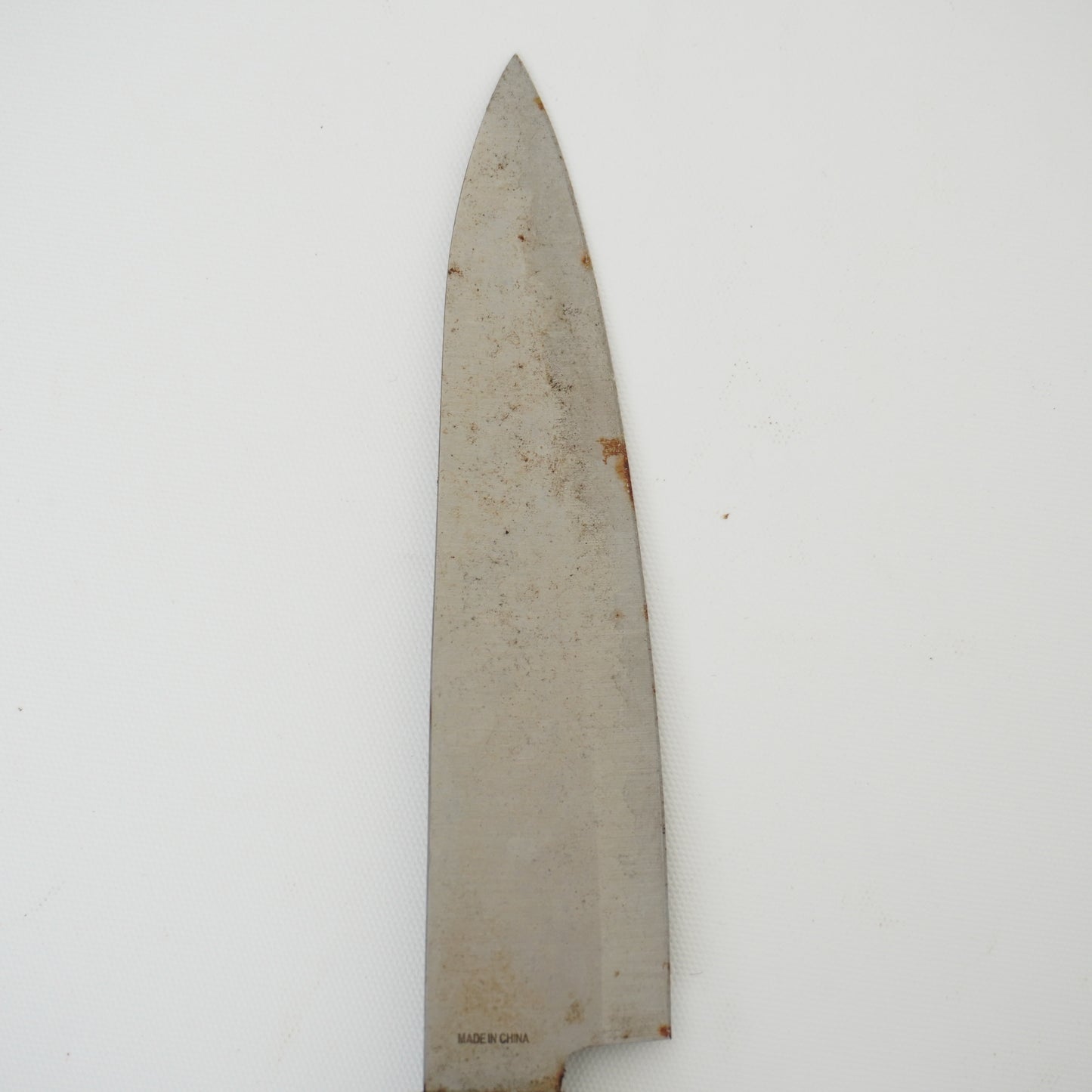Rare Used Junk Chinese Kitchen Knife Combo Yanagiba Deba Mix F-373
