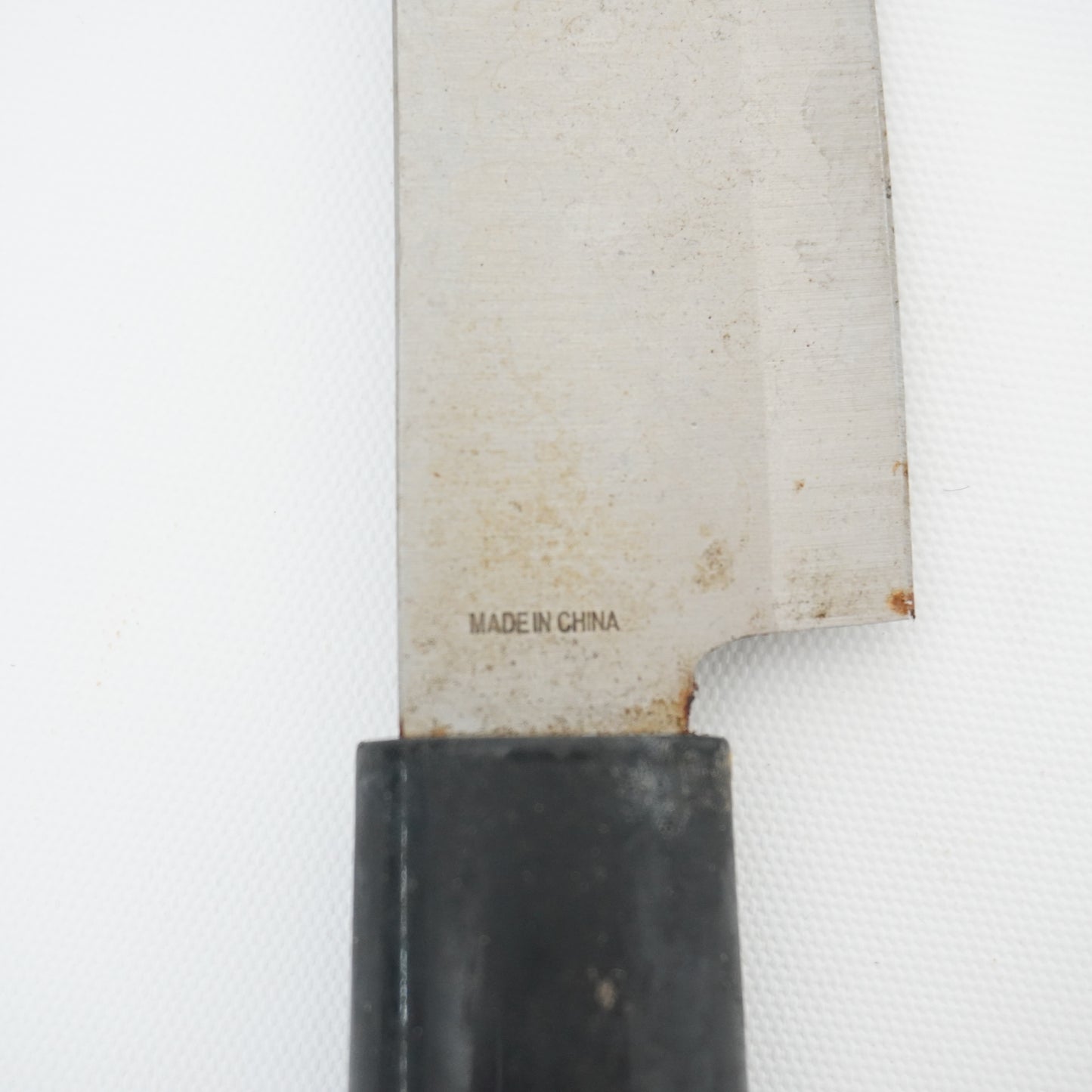 Rare Used Junk Chinese Kitchen Knife Combo Yanagiba Deba Mix F-373