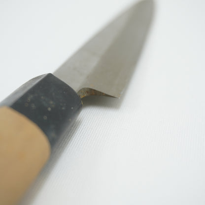 Japanese Used Kitchen Knife 170mm Boxed Vintage Sushi Sashimi F-386