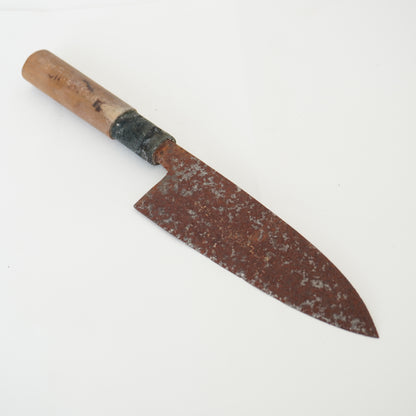 Japanese Junk Used Kitchen Knife 5pc Set Vintage Sashimi Sushi F-390