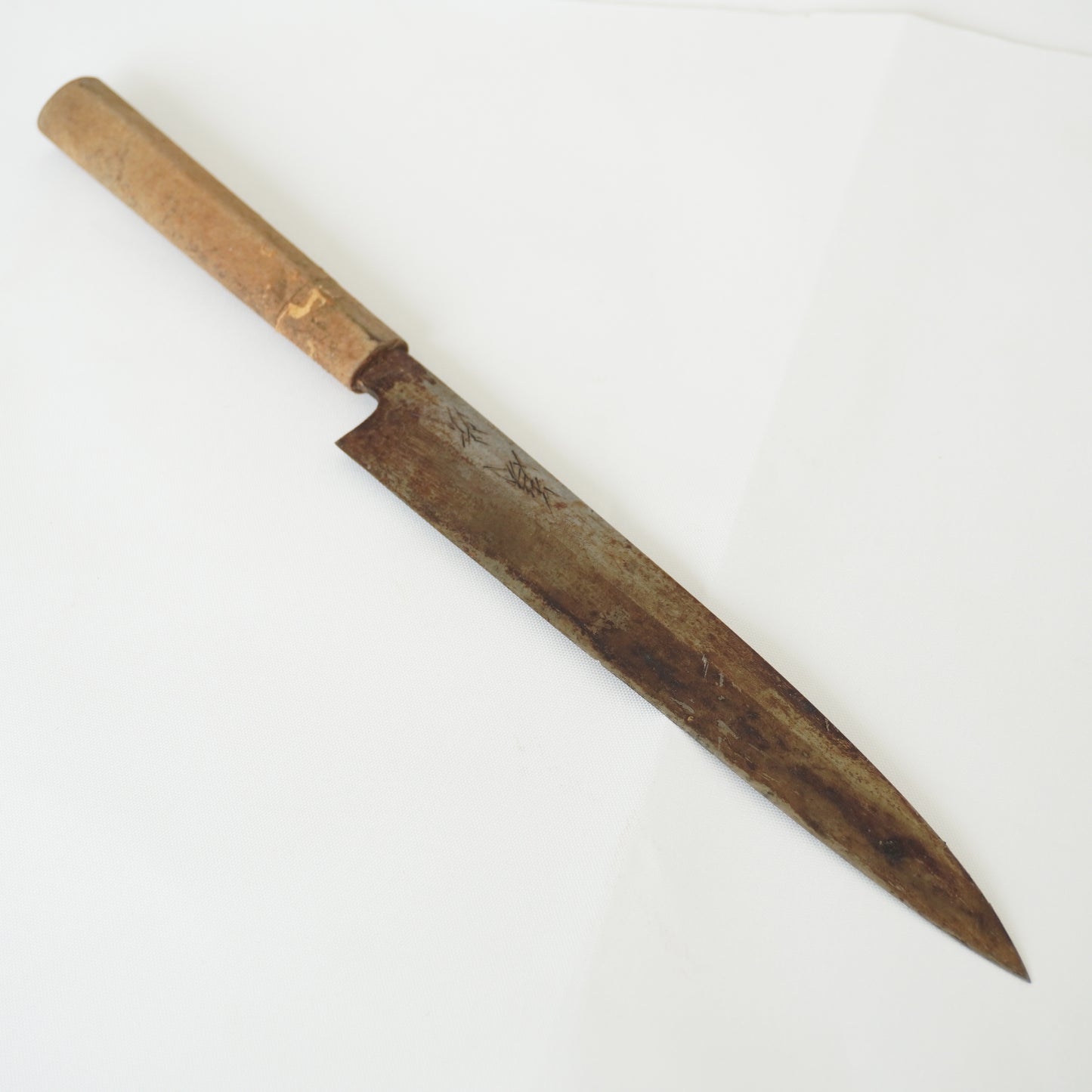 Japanese Junk Used Kitchen Knife 5pc Set Vintage Sashimi Sushi F-390