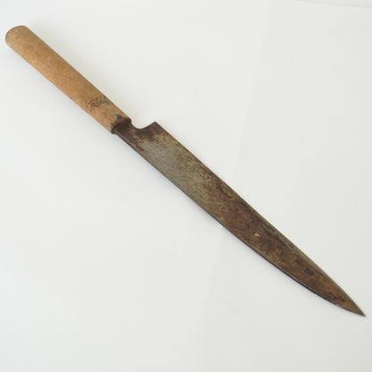 Japanese Junk Used Kitchen Knife 5pc Set Vintage Sashimi Sushi F-390