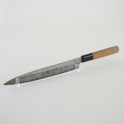 Japanese Used Vintage Knife Set with Box Sushi Sasimi F-394