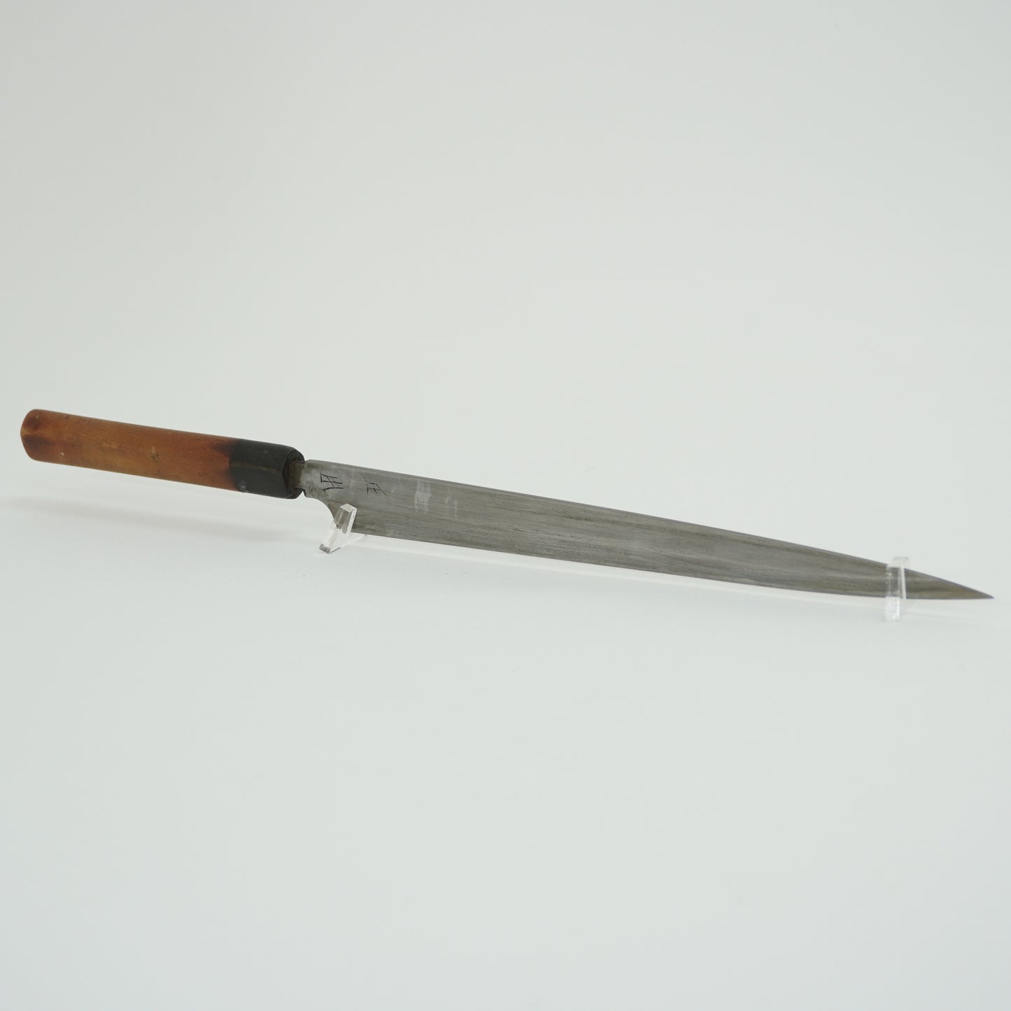 Rare! Japanese Used Vintage Yanagiba Knife w/ cover Sushi Sashimi F-402