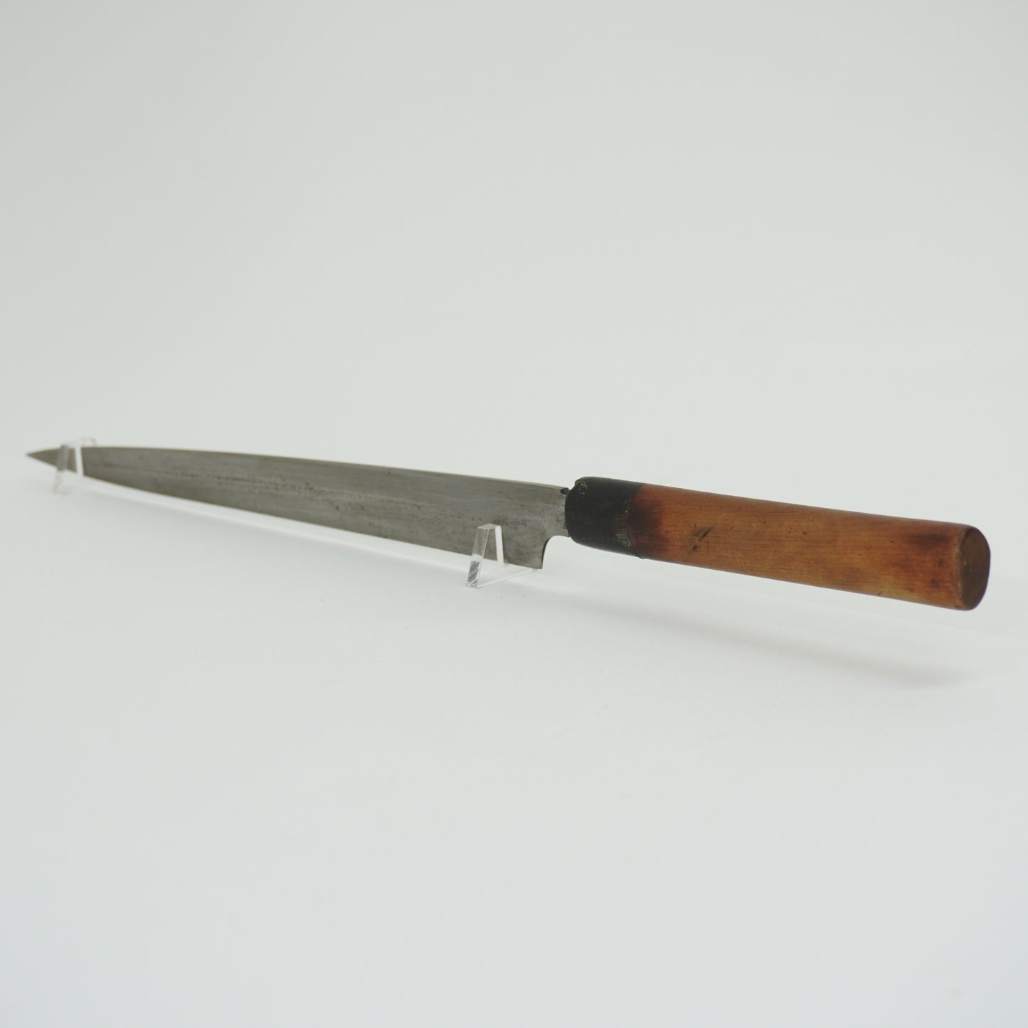 Rare! Japanese Used Vintage Yanagiba Knife w/ cover Sushi Sashimi F-402