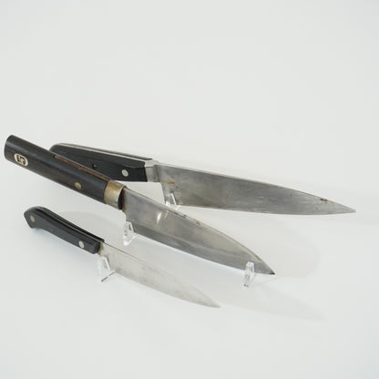 Western Kitchen Knife Set Lot x3 Sushi Sasimi F-403